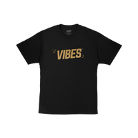 VIBES Blue T-Shirt w/ Gold Logo