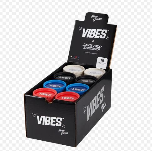 Vibes x Santa Cruz Shredder - 4  PC Hemp Grinder