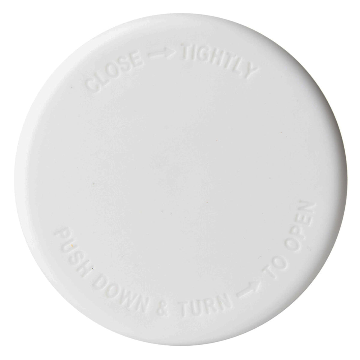 Flush V2 Jar CR Lid (NBP) : Universal Lid (48/400) : White : 120ct