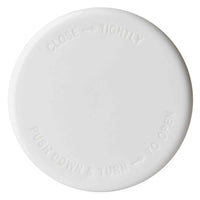 Flush V2 Jar CR Lid (NBP) : Universal Lid (48/400) : White : 120ct