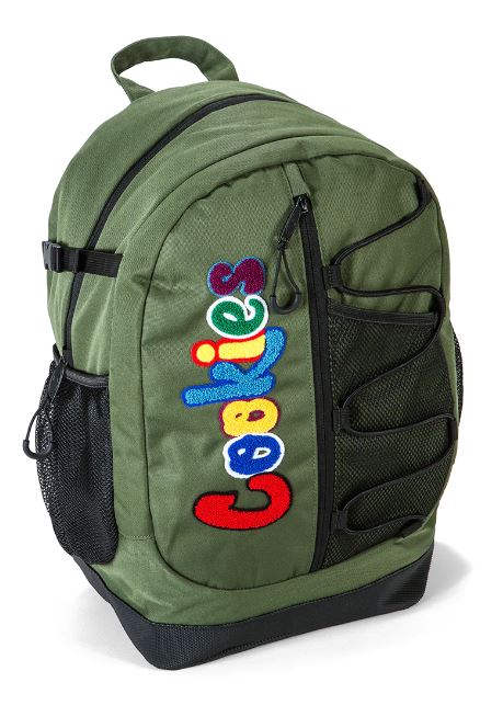 Cookies Bungee Backpack with Chenille Lettering