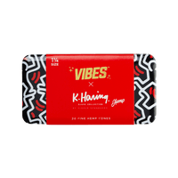 VIBES - King Size K.Haring Cones - Single Coffin Containing 20 Cones